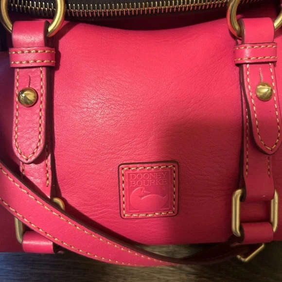 Dooney & Bourke Fuchsia Pink Florentine Satchel - Picture 6 of 16